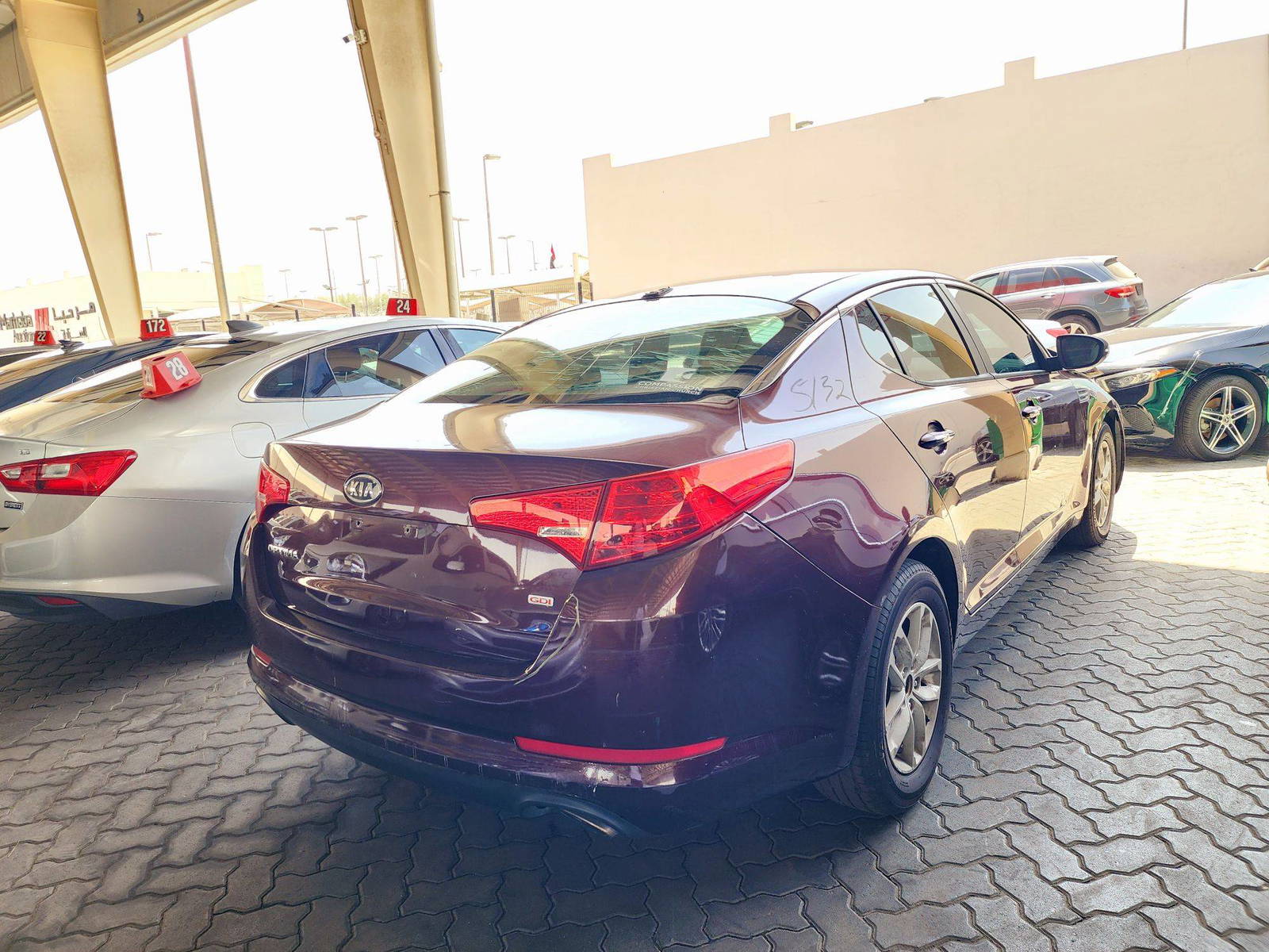 2012 KIA OPTIMA — 233935 Miles — Lot CG038356 — Souq - Marhaba Auctions Used Cars - Image 3