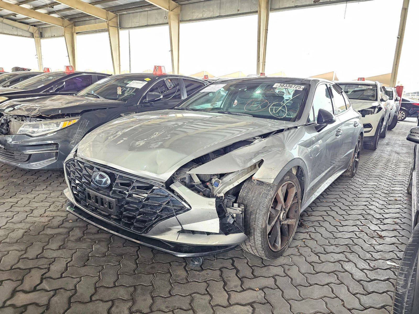 2022 HYUNDAI SONATA — 121755 Miles — Lot NH139400 — Main - Marhaba Auctions Used Cars - Image 5