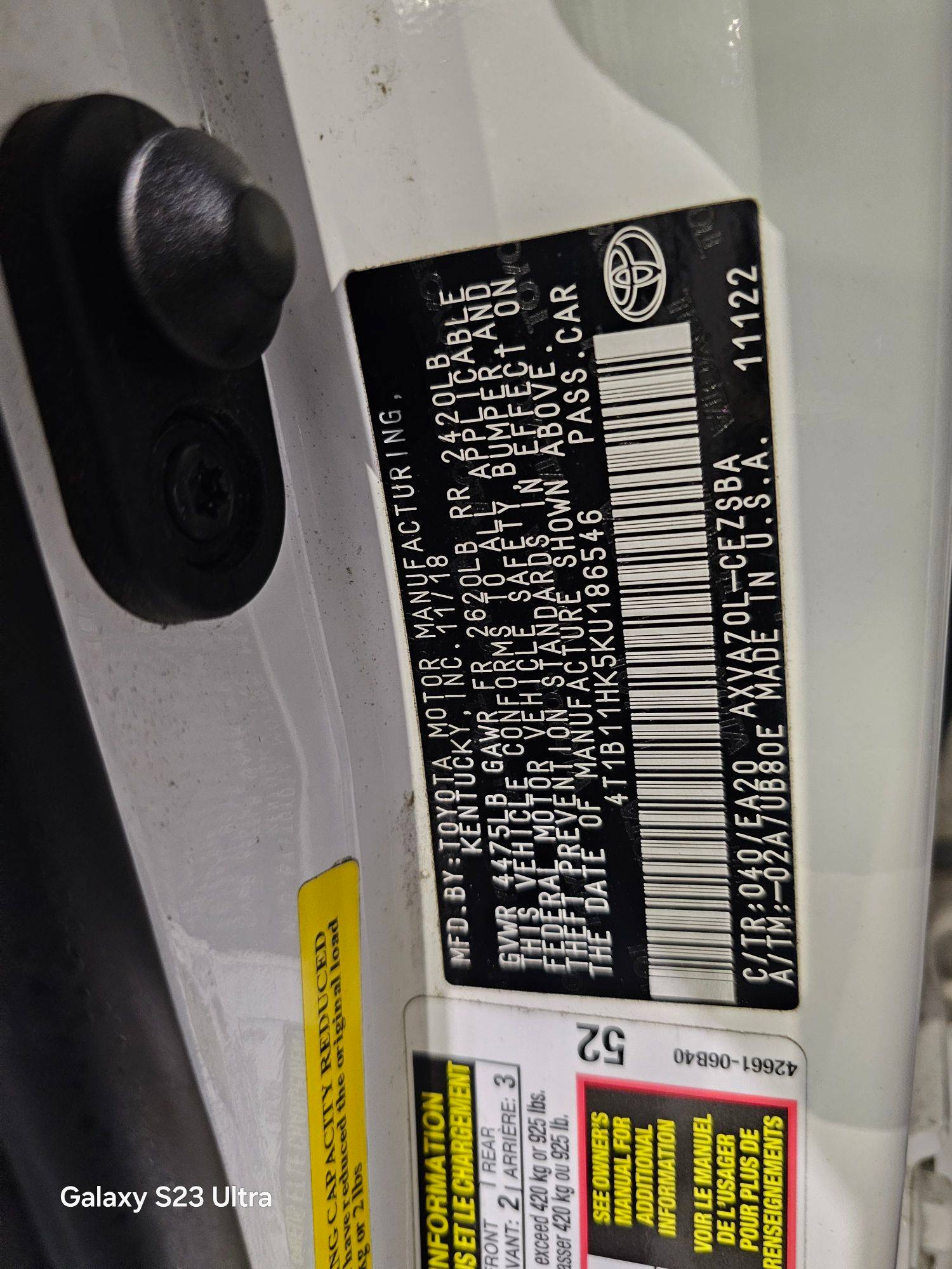 TOYOTA CAMRY 2019 - Marhaba Auction Used Cars - Image 9