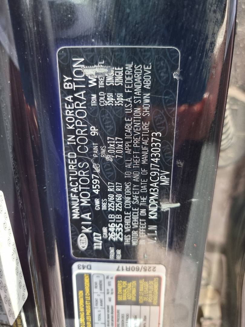 KIA SPORTAGE 2018 - Marhaba Auction Used Cars - Image 8