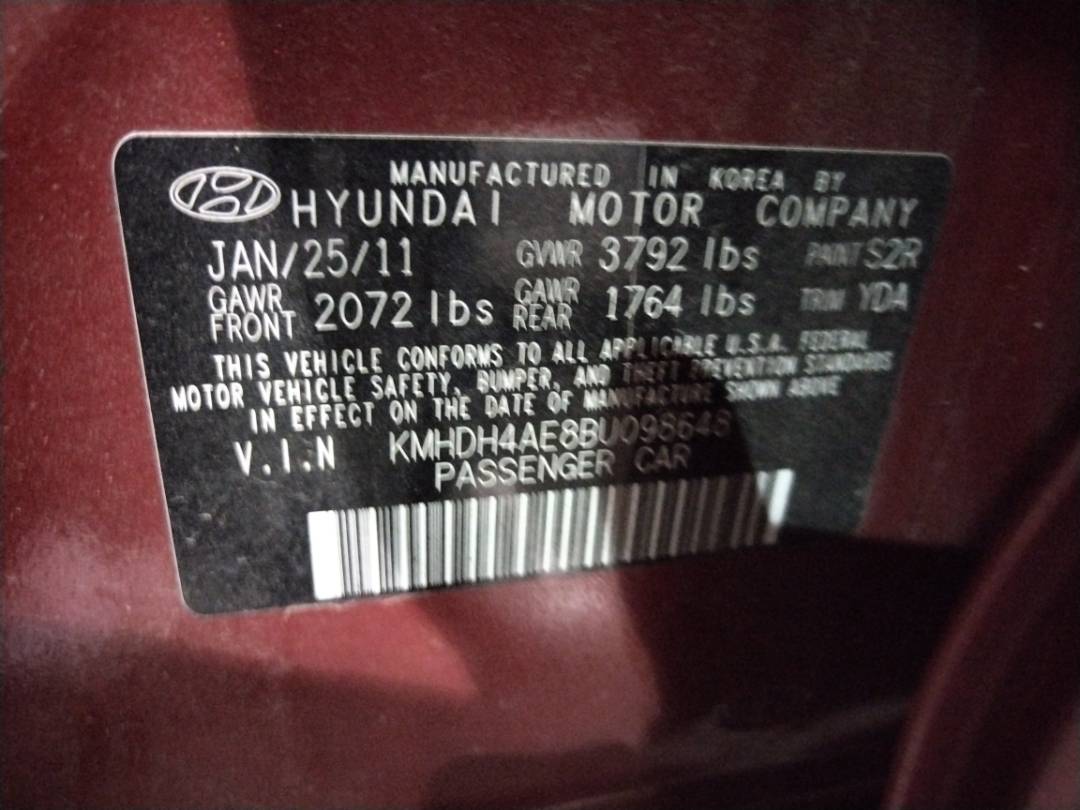 2011 HYUNDAI ELANTRA — 172009 Miles — Lot 37717742 - Marhaba Auctions Used Cars - Image 7