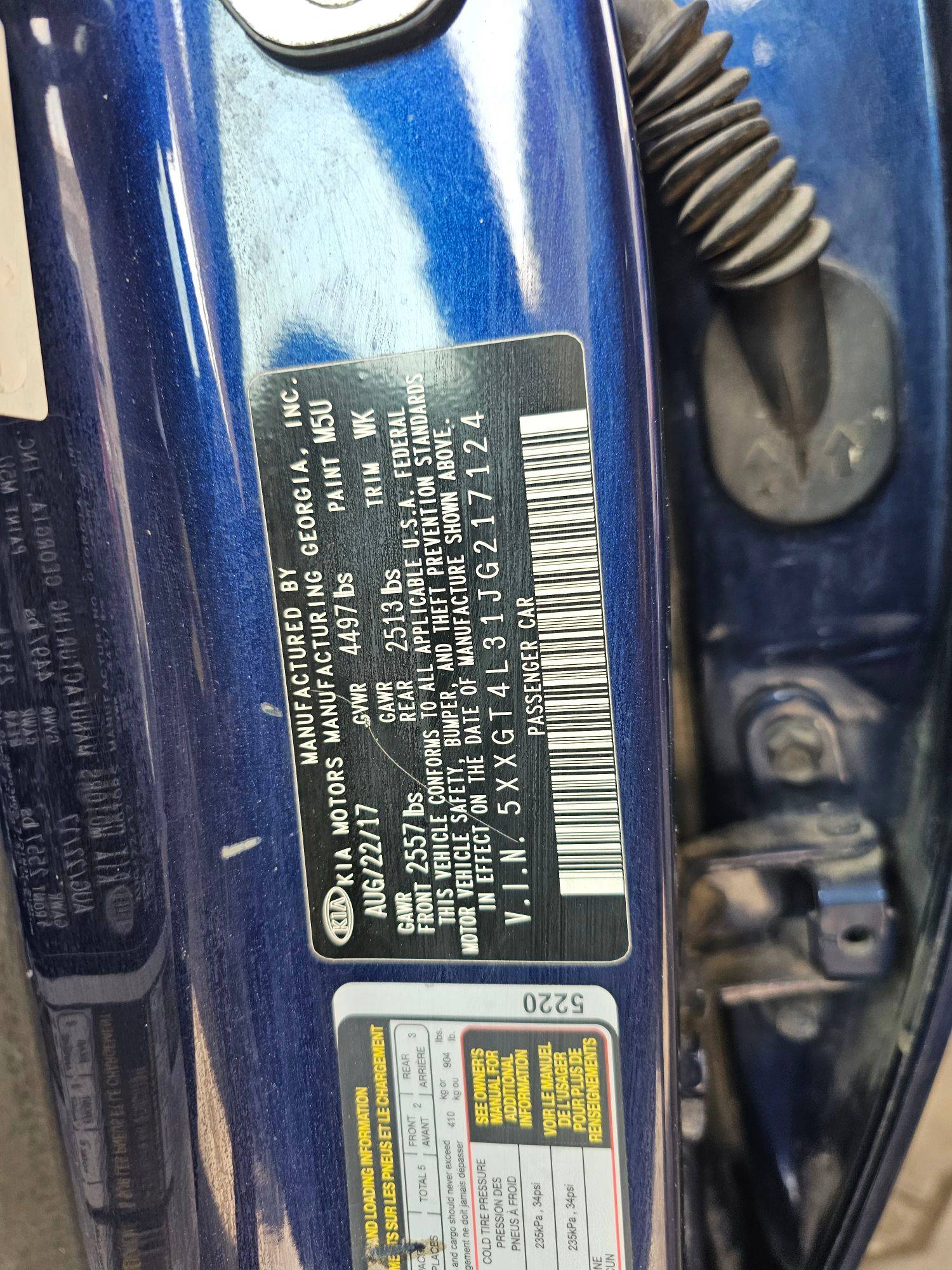 KIA OPTIMA 2018 - Marhaba Auction Used Cars - Image 9