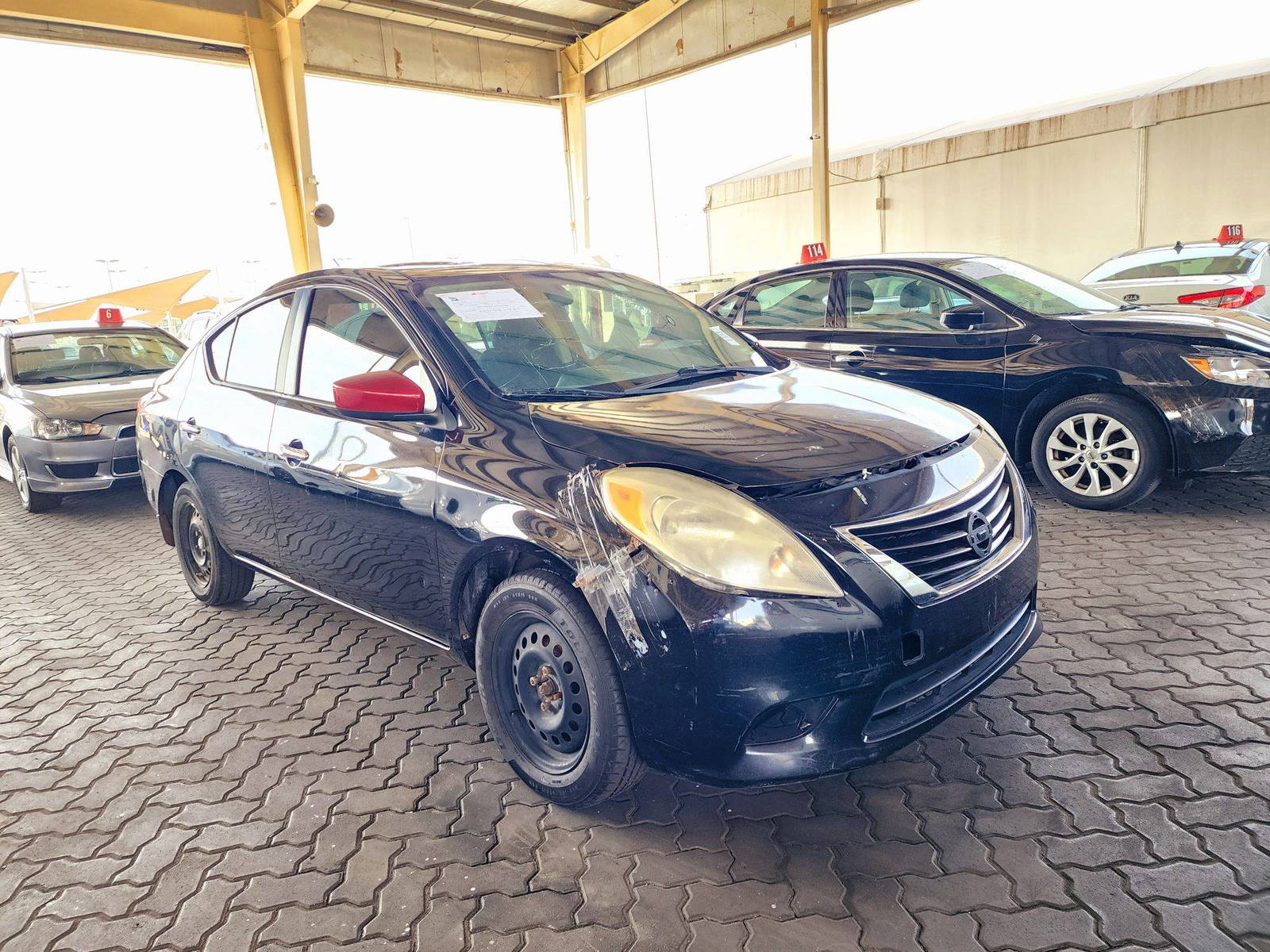 2012 NISSAN VERSA — 137320 Miles — Lot 40105358 — Souq - Marhaba Auctions Used Cars - Image 5