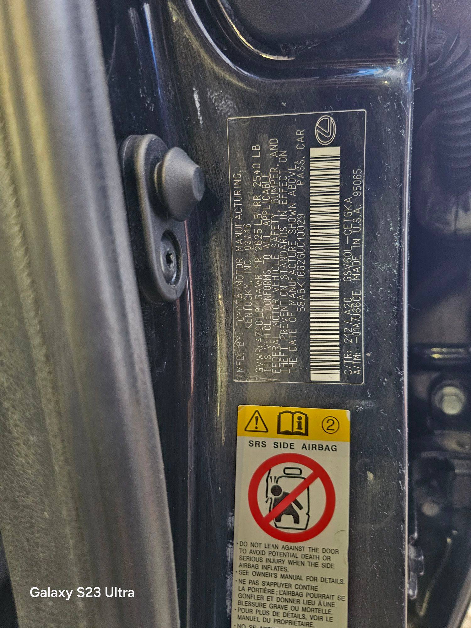 LEXUS ES 350 2016 - Marhaba Auction Used Cars - Image 11