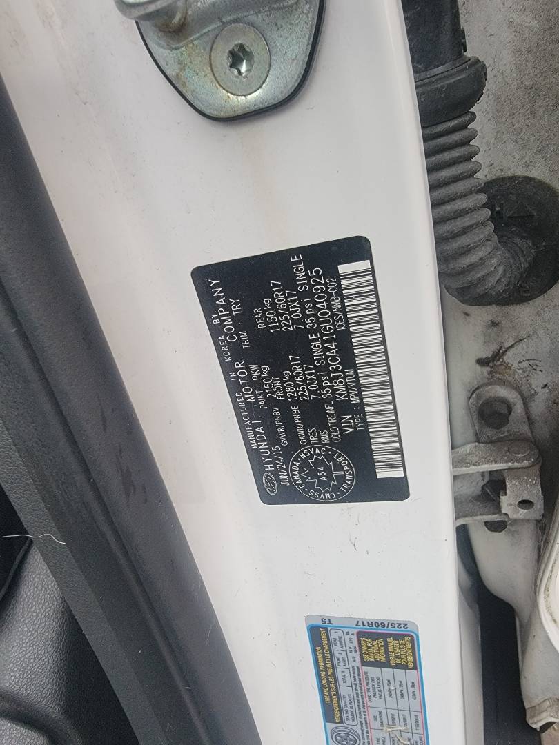 HYUNDAI TUCSON 2016 - Marhaba Auction Used Cars - Image 9