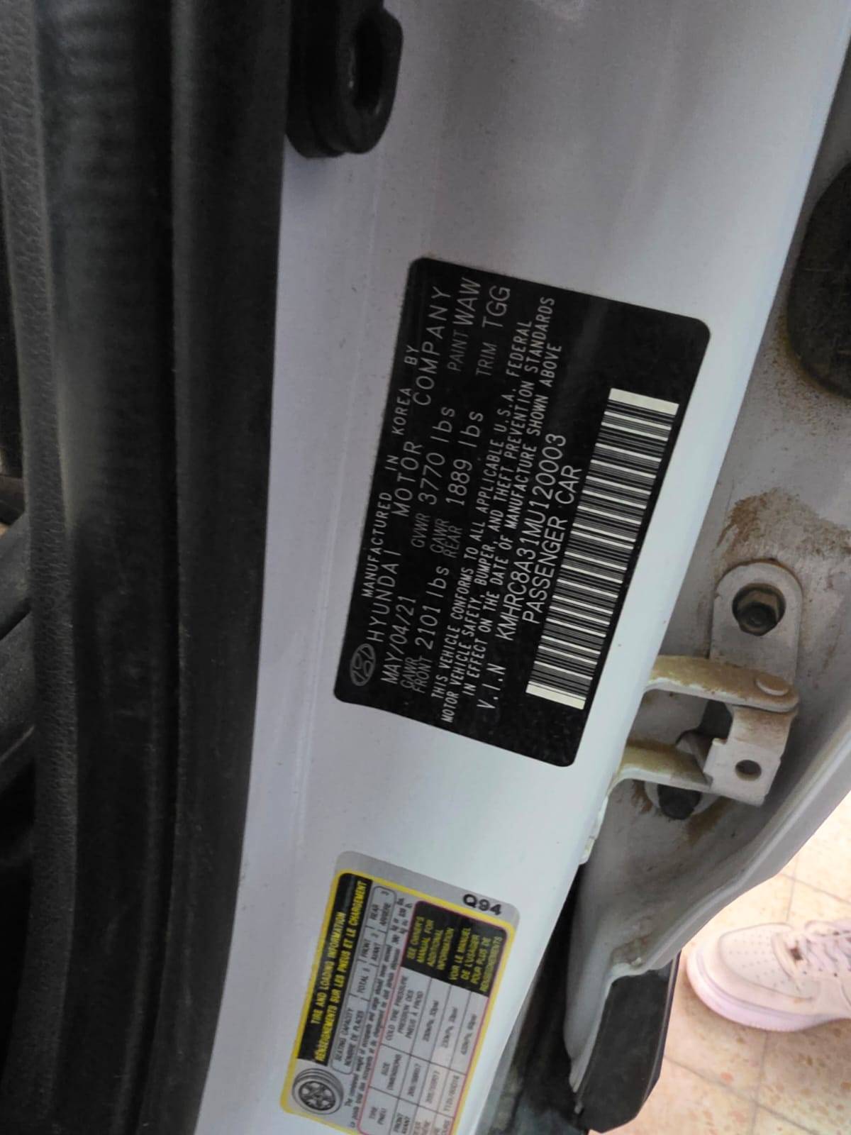 HYUNDAI VENUE SEL 2021 - Marhaba Auction Used Cars - Image 8
