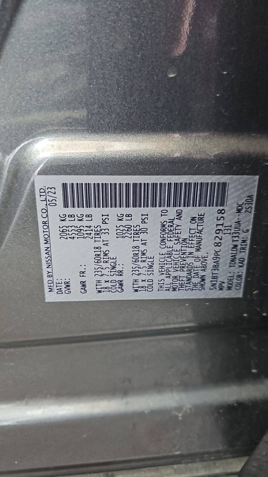 NISSAN ROGUE 2023 - Marhaba Auction Used Cars - Image 10