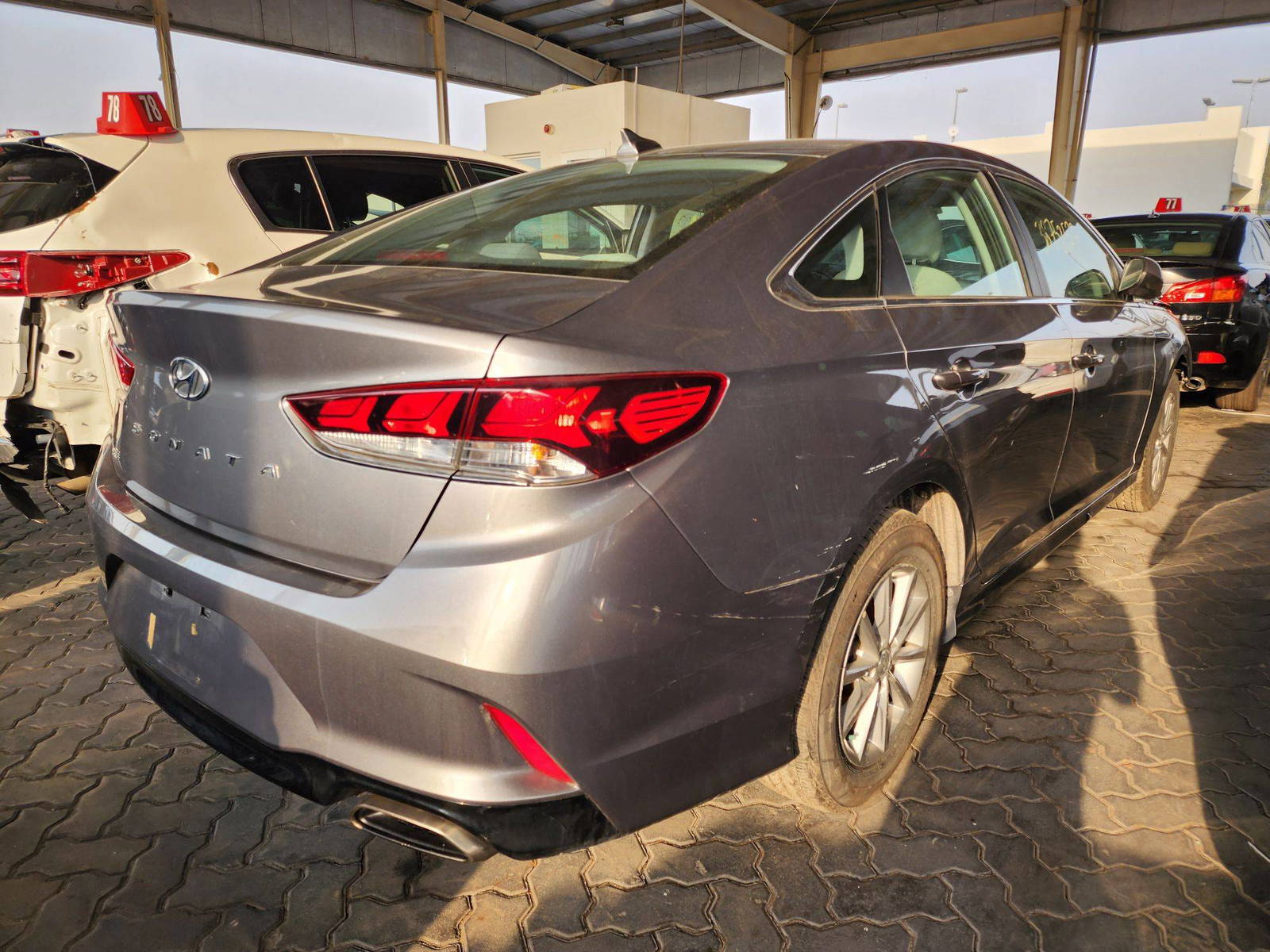 2019 HYUNDAI SONATA — 80176 Miles — Lot 38753527 — Main - Marhaba Auctions Used Cars - Image 3