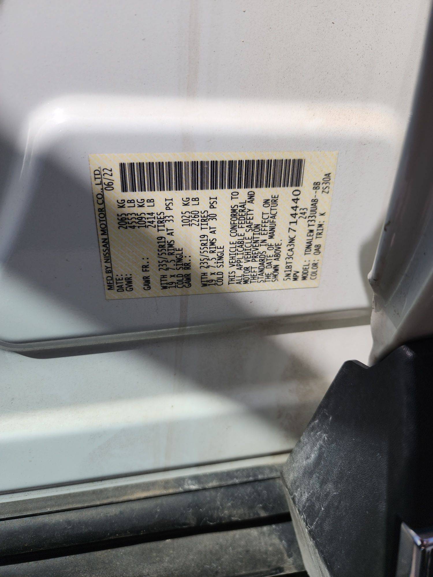 NISSAN ROGUE 2022 - Marhaba Auction Used Cars - Image 11