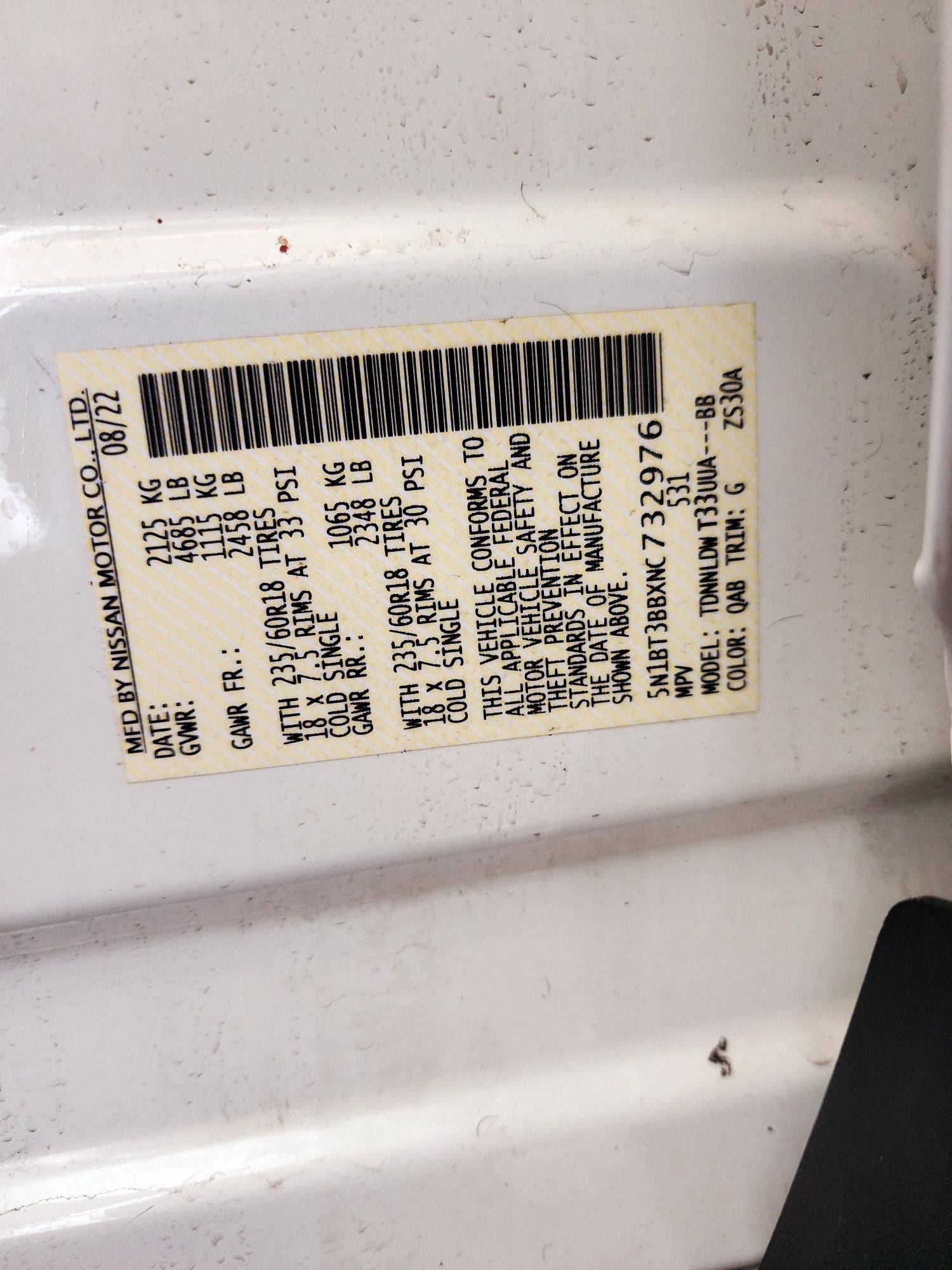 NISSAN ROGUE 2022 - Marhaba Auction Used Cars - Image 9