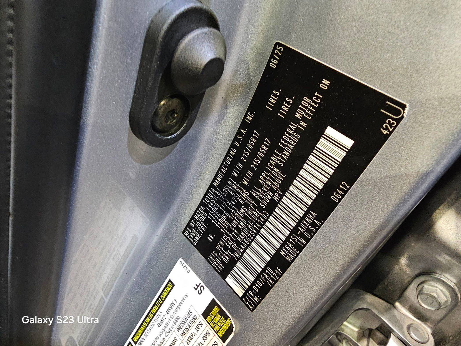 TOYOTA COROLLA CROSS L 2025 - Marhaba Auction Used Cars - Image 9