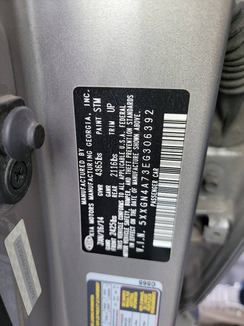 2014 KIA OPTIMA — 200379 Miles — Lot G306392 — Main - Marhaba Auctions Used Cars - Image 21