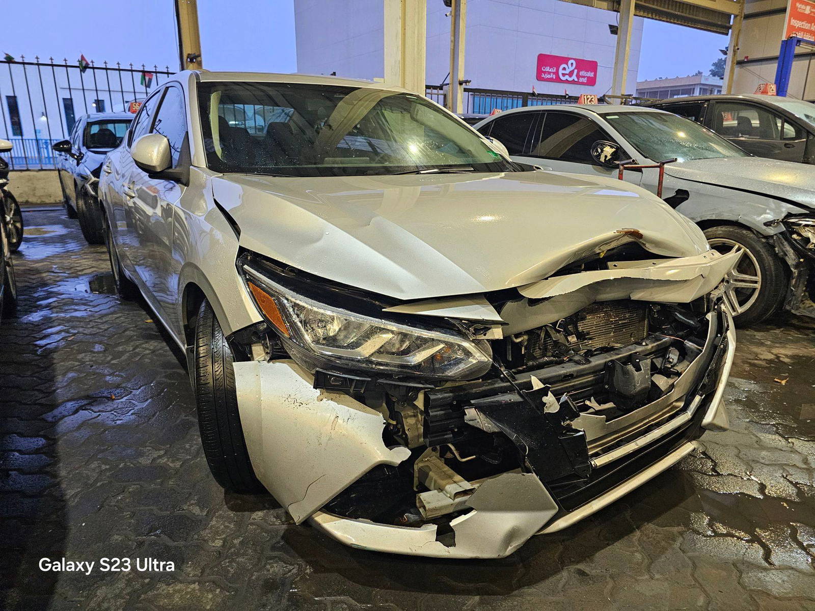 2022 NISSAN SENTRA — sold — 66421 Miles — Lot 43552598 — Main - Marhaba Auctions Used Cars - Image 3