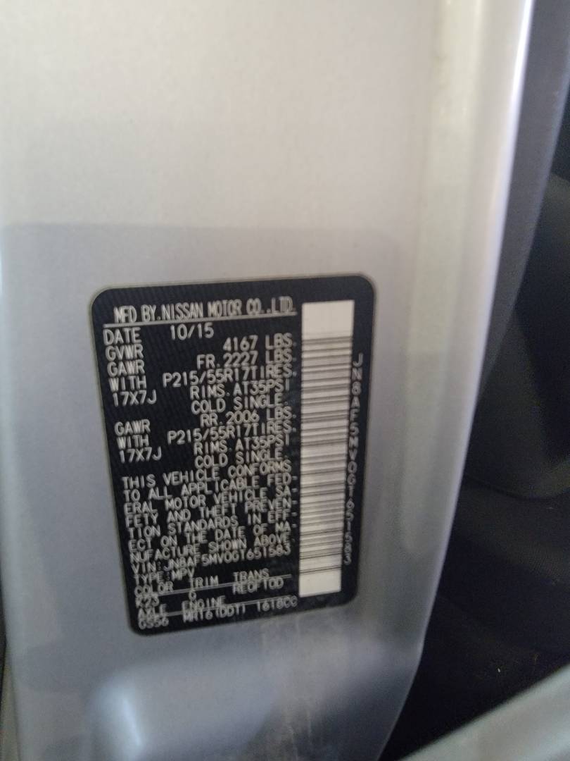 2016 NISSAN JUKE — 187840 Miles — Lot T651583 — Souq - Marhaba Auctions Used Cars - Image 10