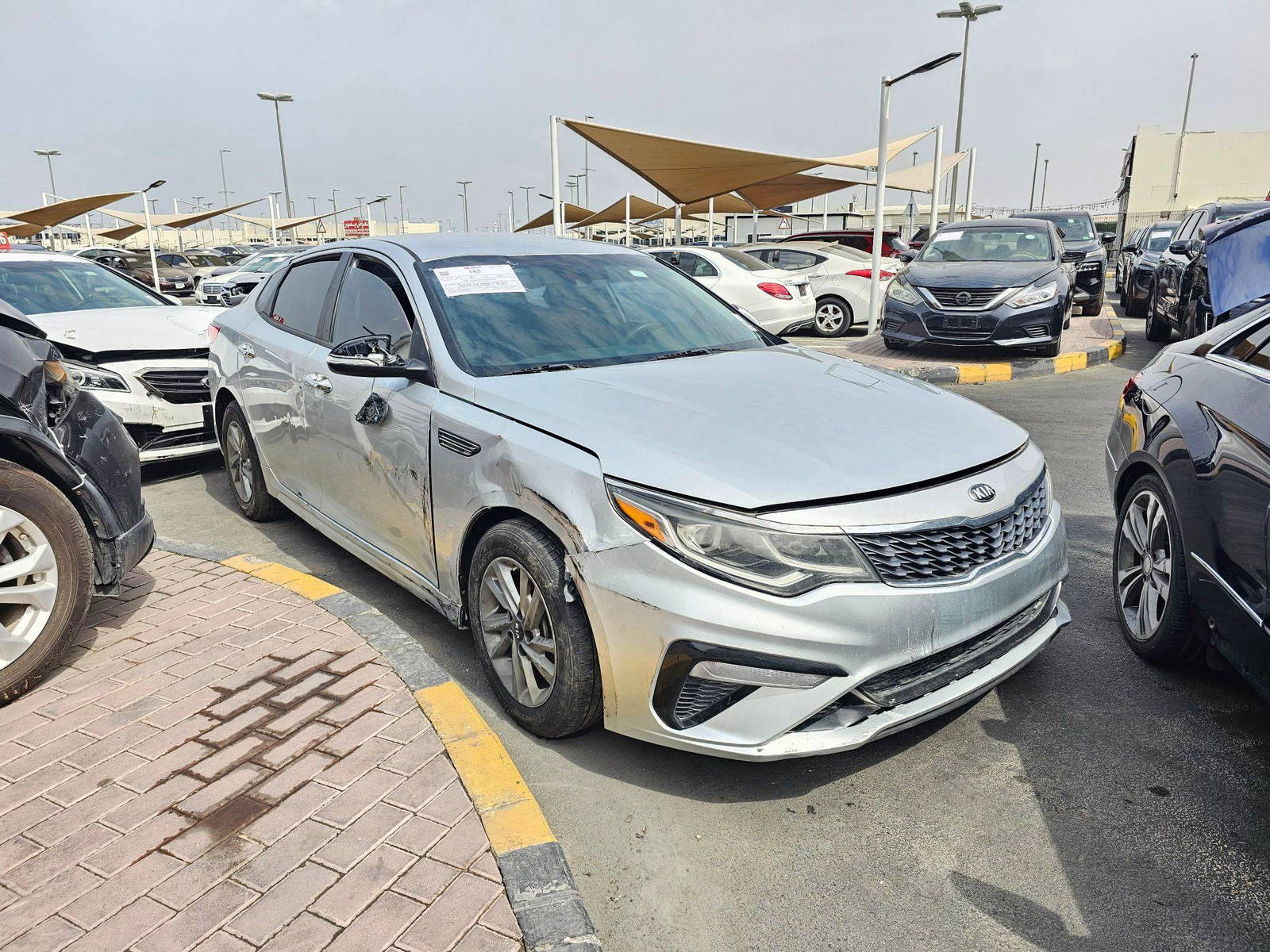 2019 KIA OPTIMA — 145537 Miles — Lot 296052 — Souq - Marhaba Auctions Used Cars - Image 4