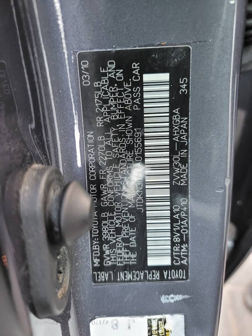 2010 TOYOTA PRIUS — 177376 Miles — Lot U0A0155691 — Main - Marhaba Auctions Used Cars - Image 10