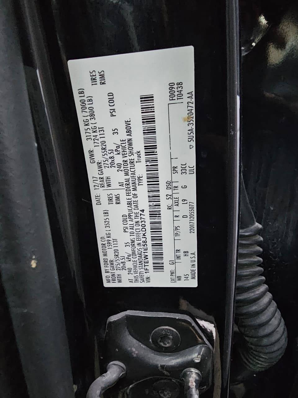 FORD F-150 2018 - Marhaba Auction Used Cars - Image 10