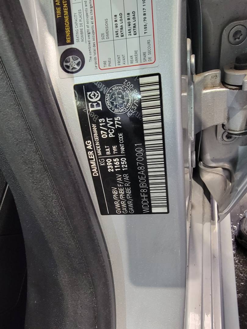 2014 MERCEDES BENZ E 350 — 169920 KM — Lot 12241169 — Main - Marhaba Auctions Used Cars - Image 12