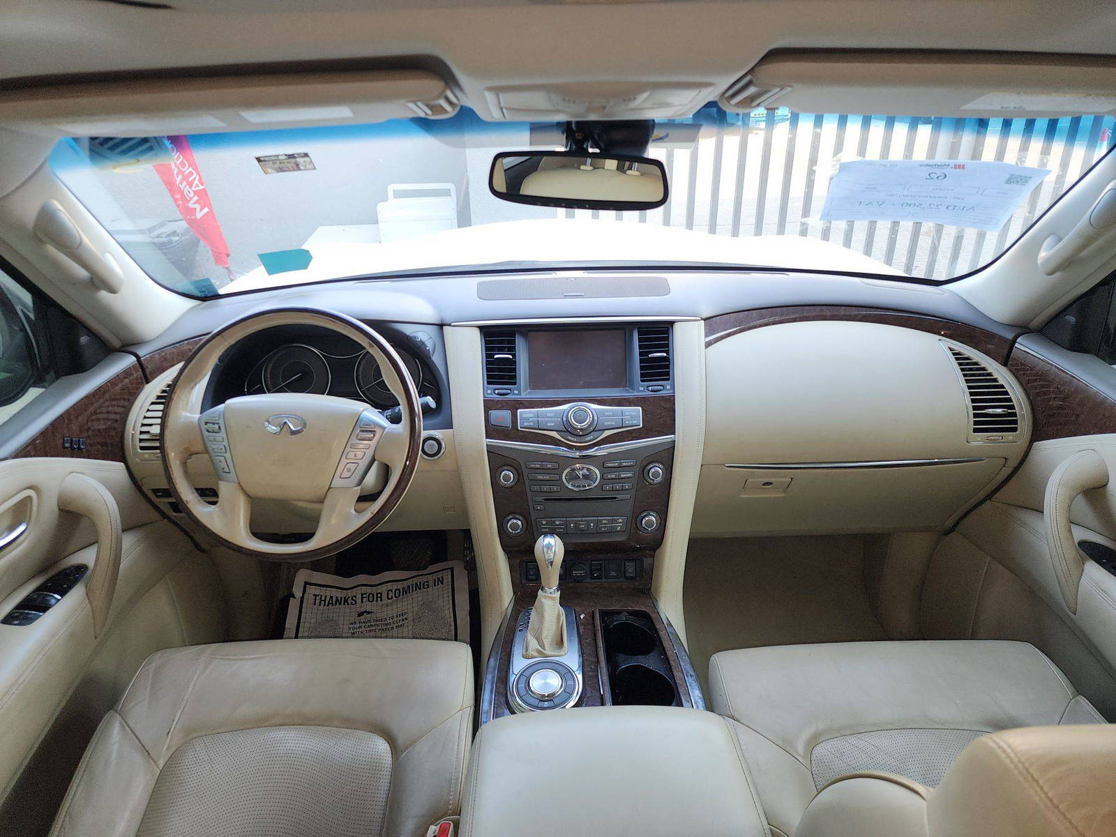 2016 INFINITI QX80 — 181153 Miles — Lot 1177167 — Souq - Marhaba Auctions Used Cars - Image 8