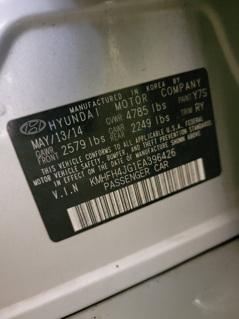 HYUNDAI AZERA 2014 - Marhaba Auction Used Cars - Image 11