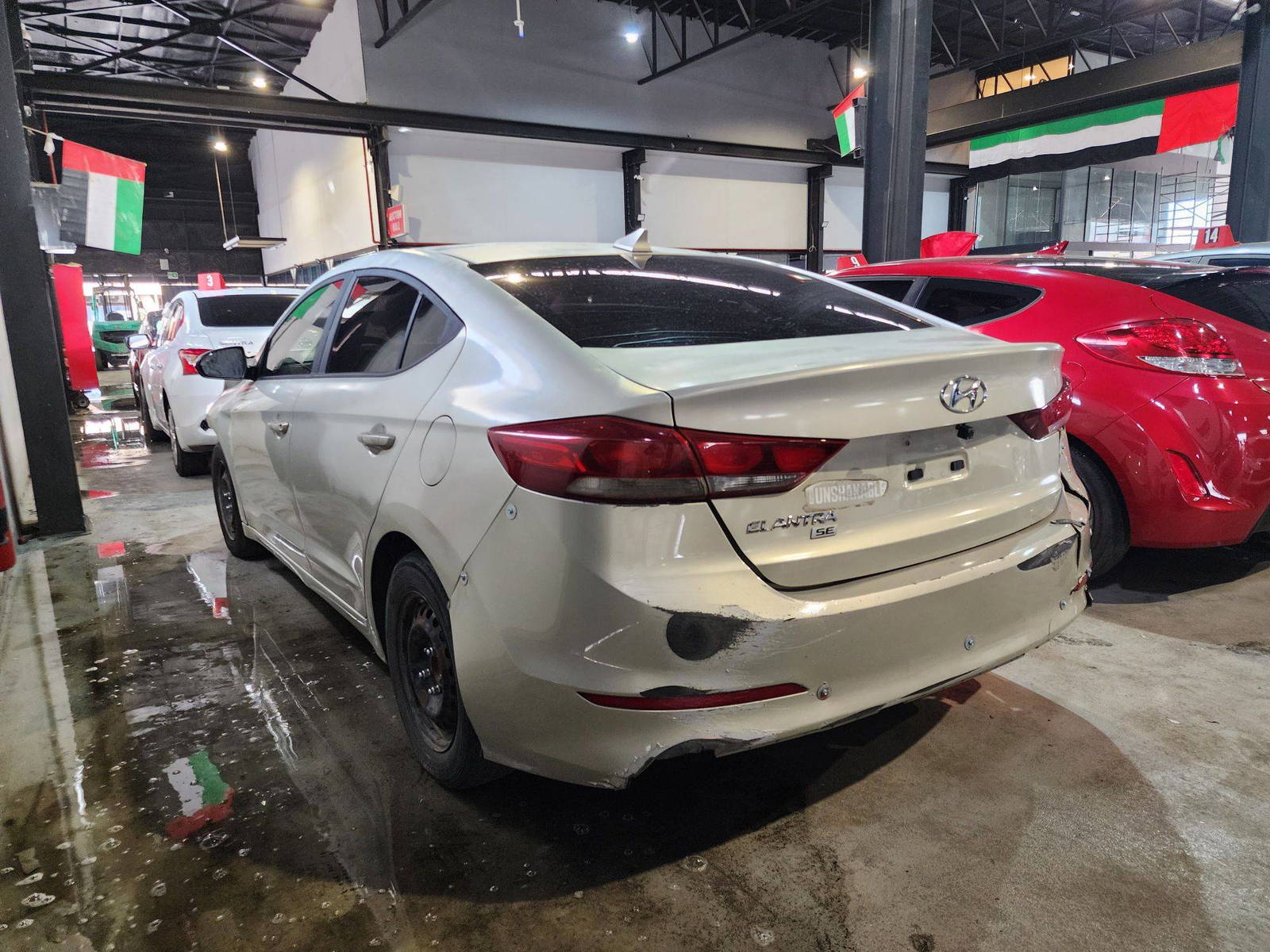 2017 HYUNDAI ELANTRA — 167061 Miles — Lot 125487 — Ind. 12 - Marhaba Auctions Used Cars - Image 3