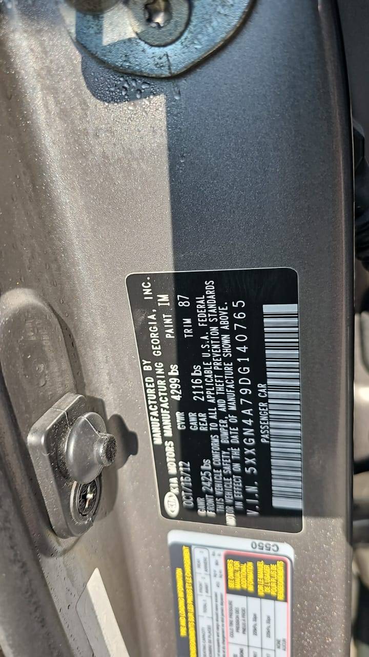 KIA OPTIMA 2013 - Marhaba Auction Used Cars - Image 5