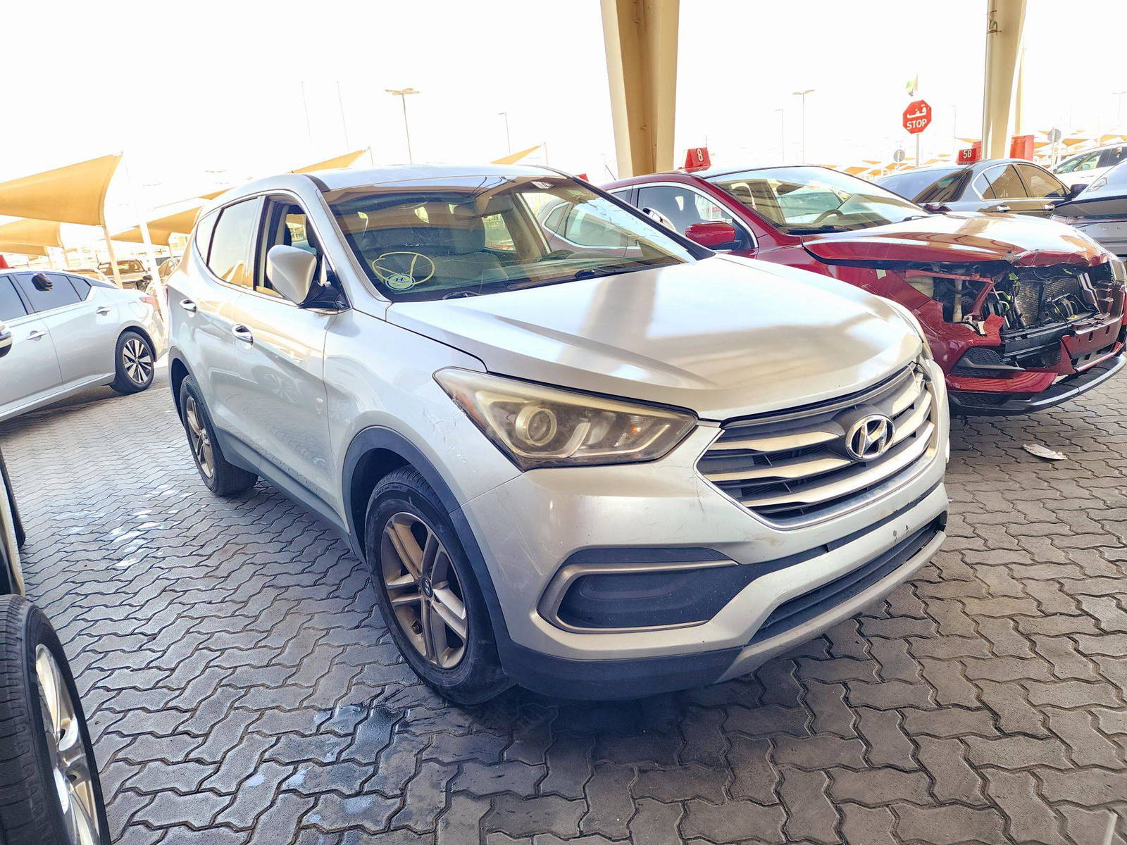 2018 HYUNDAI SANTA FE SPORT — 104022 Miles — Lot 9JG541086 — Souq - Marhaba Auctions Used Cars - Image 4