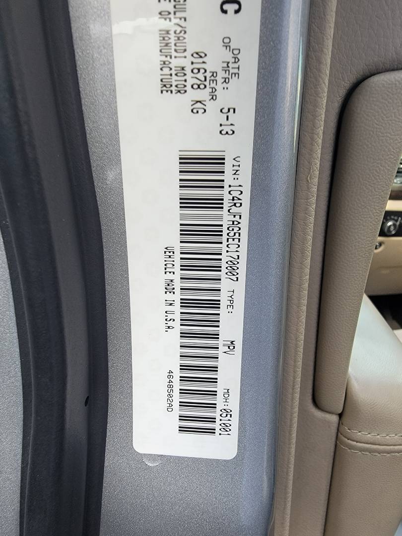 2014 JEEP Grand Cherokee — 292332 Miles — Lot EC170007 — Main - Marhaba Auctions Used Cars - Image 10