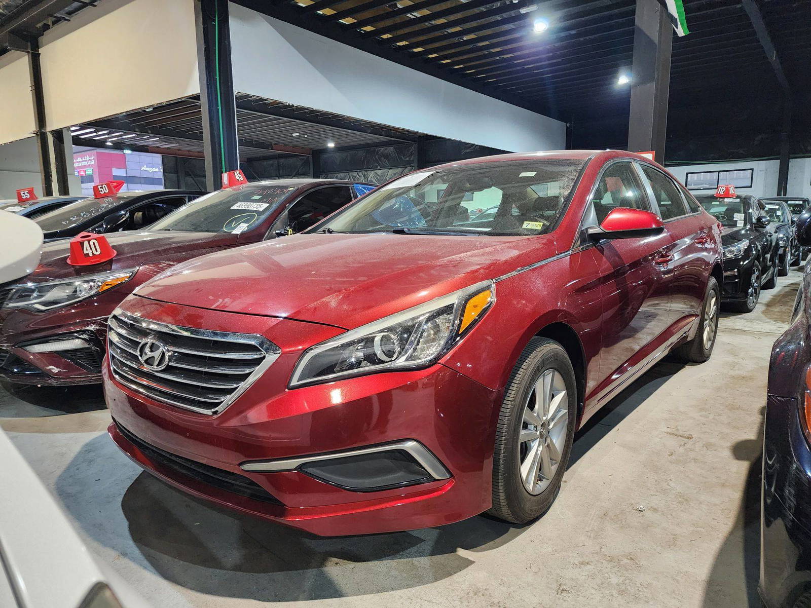 2016 HYUNDAI SONATA — 136567 Miles — Lot 314605 — Al Quoz - Marhaba Auctions Used Cars - Image 3