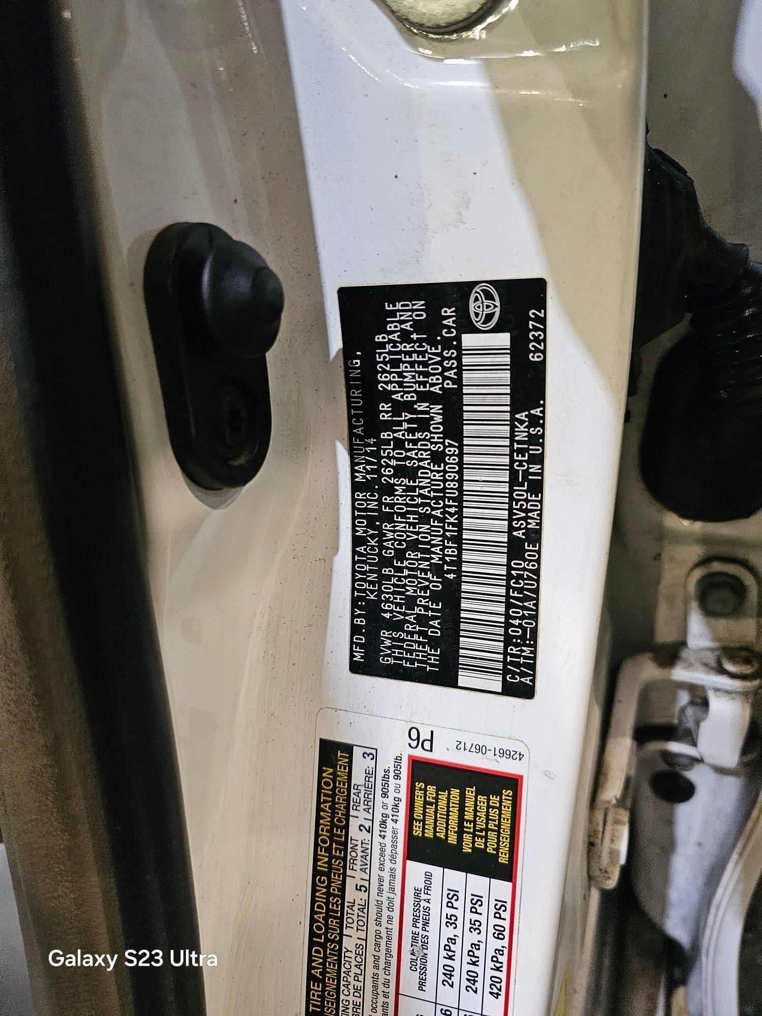 TOYOTA CAMRY 2015 - Marhaba Auction Used Cars - Image 9