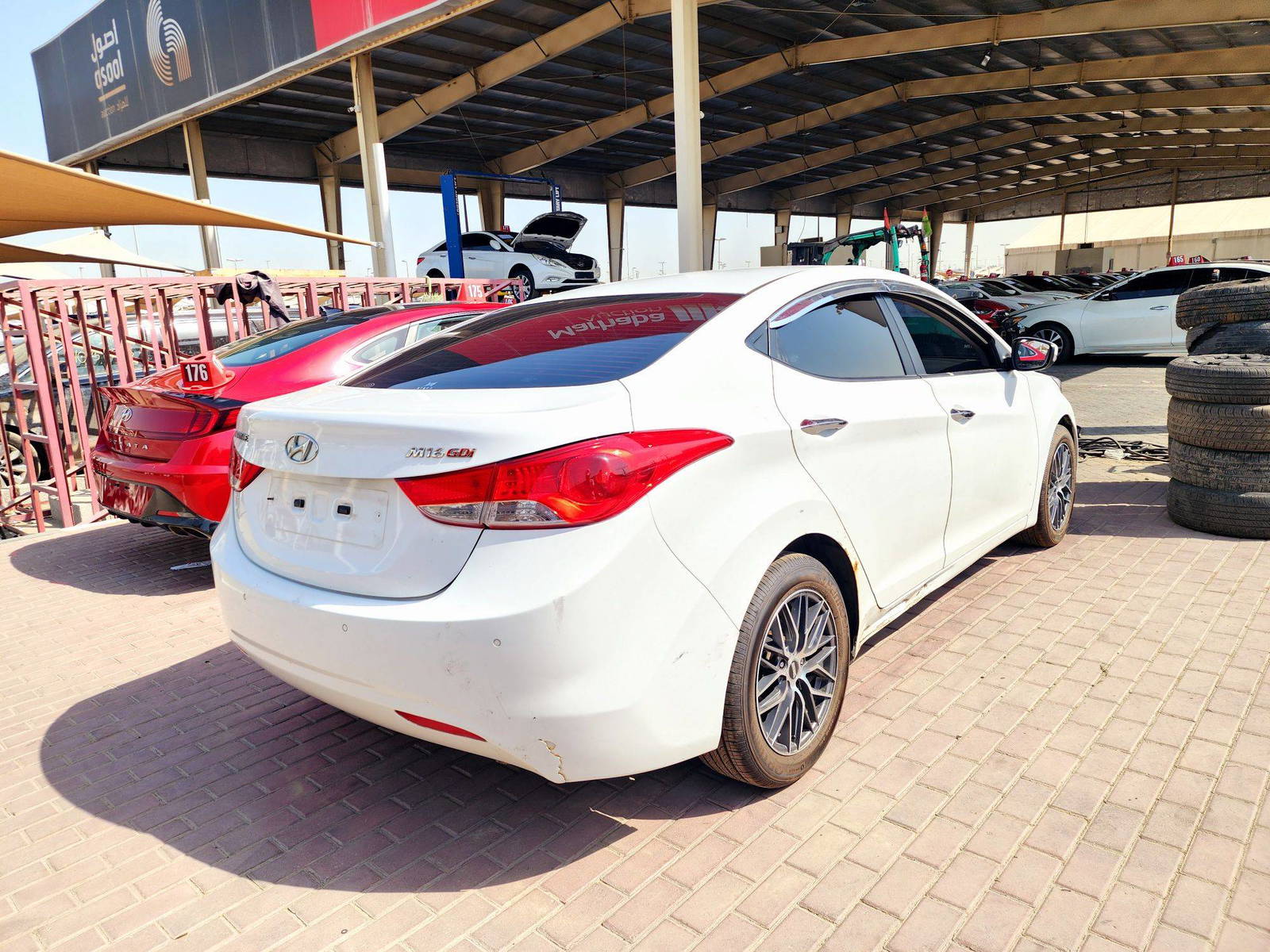 2011 HYUNDAI AVANTE — 225759 KM — Lot 134523 — Ind. 12 - Marhaba Auctions Used Cars - Image 3