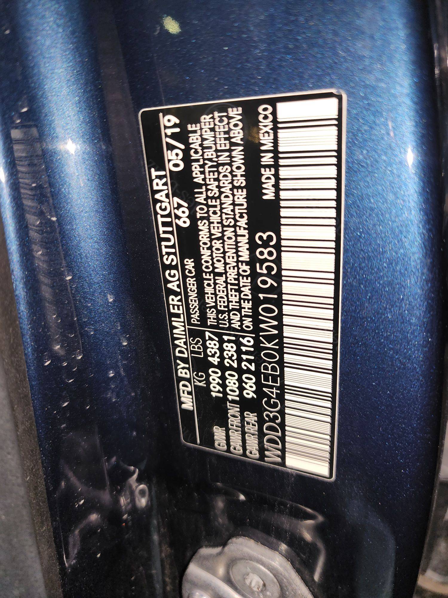 MERCEDES BENZ A220 2019 - Marhaba Auction Used Cars - Image 10