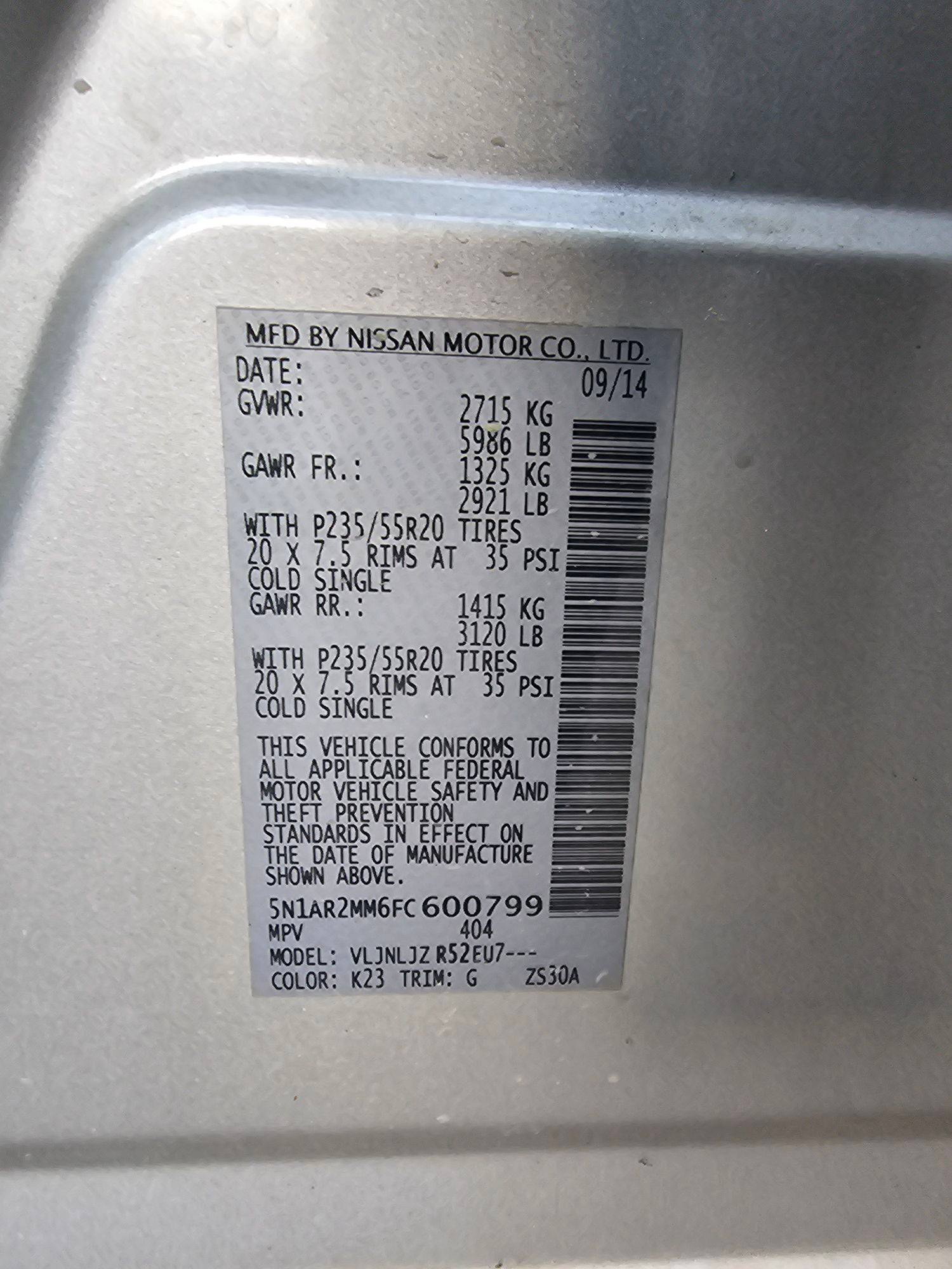 NISSAN PATHFINDER 2015 - Marhaba Auction Used Cars - Image 9