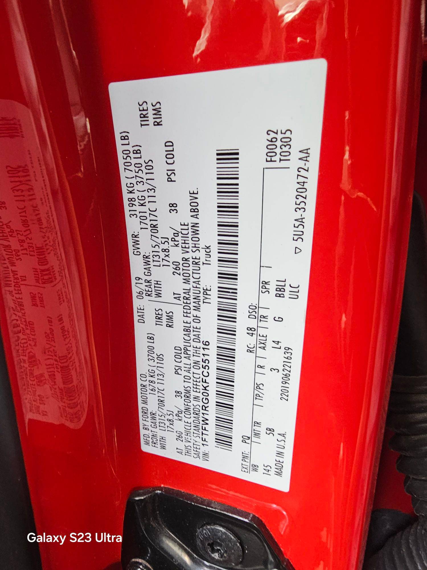 FORD F150 - Raptor 2019 - Marhaba Auction Used Cars - Image 10