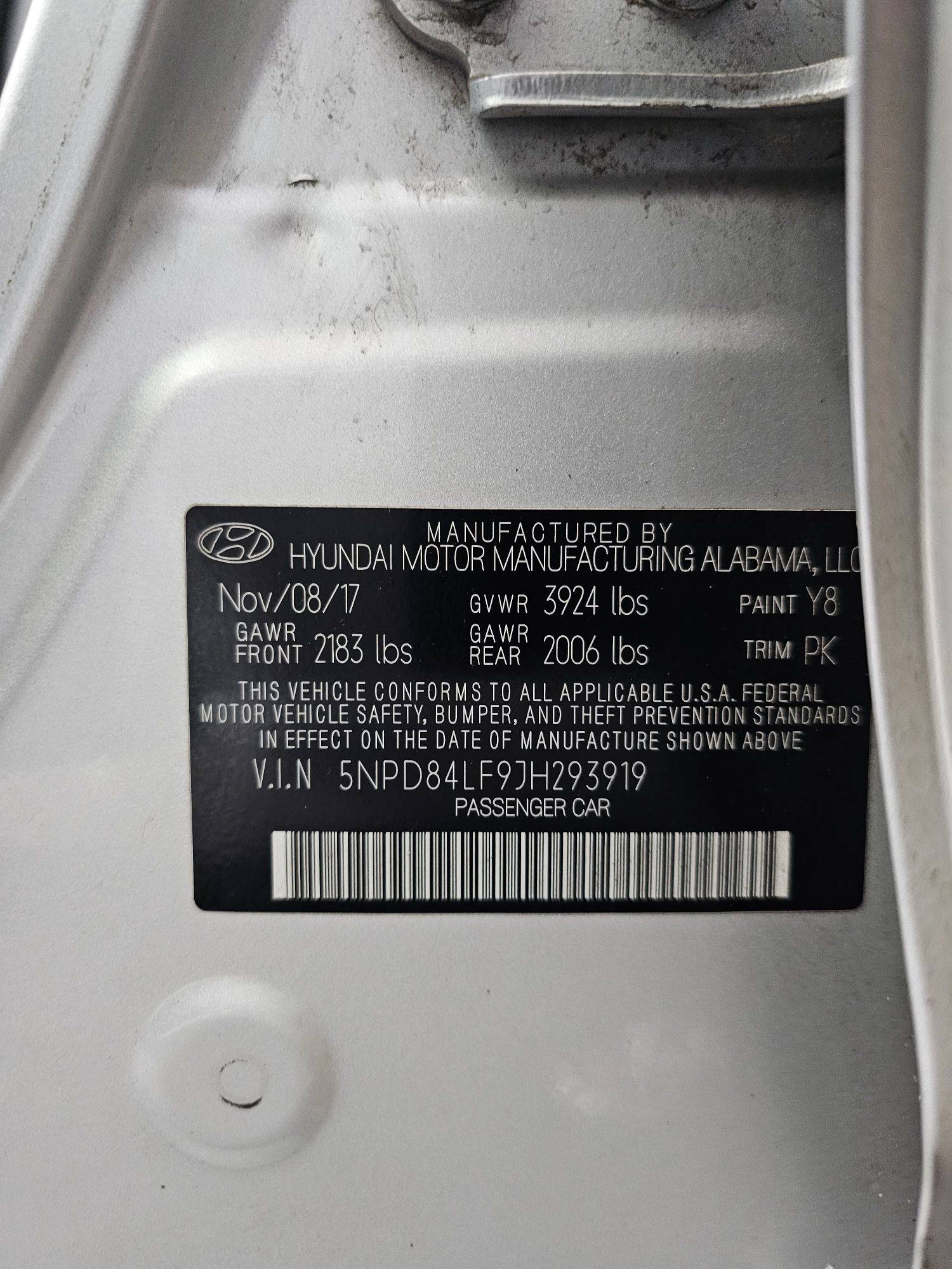 HYUNDAI ELANTRA 2018 - Marhaba Auction Used Cars - Image 9