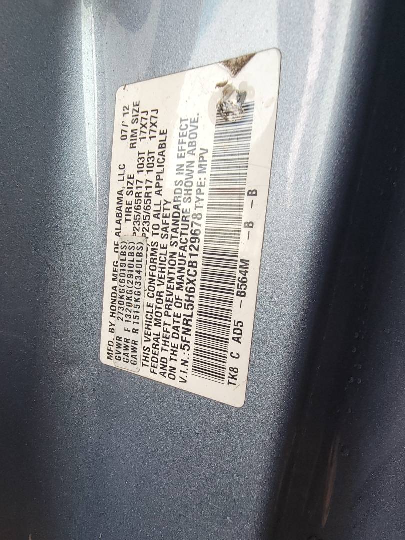 HONDA ODYSSEY 2012 - Marhaba Auction Used Cars - Image 9