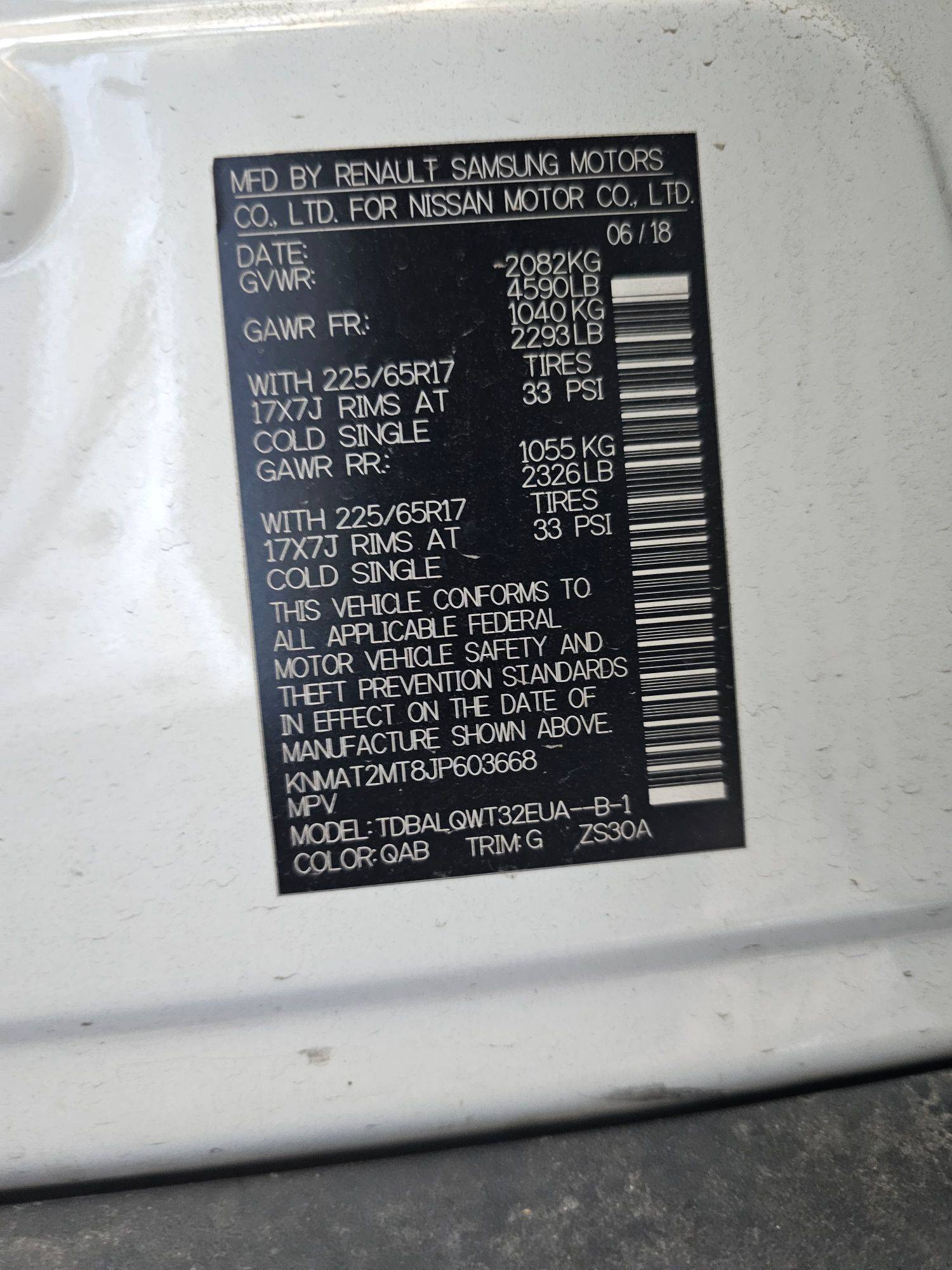 NISSAN ROGUE 2018 - Marhaba Auction Used Cars - Image 9