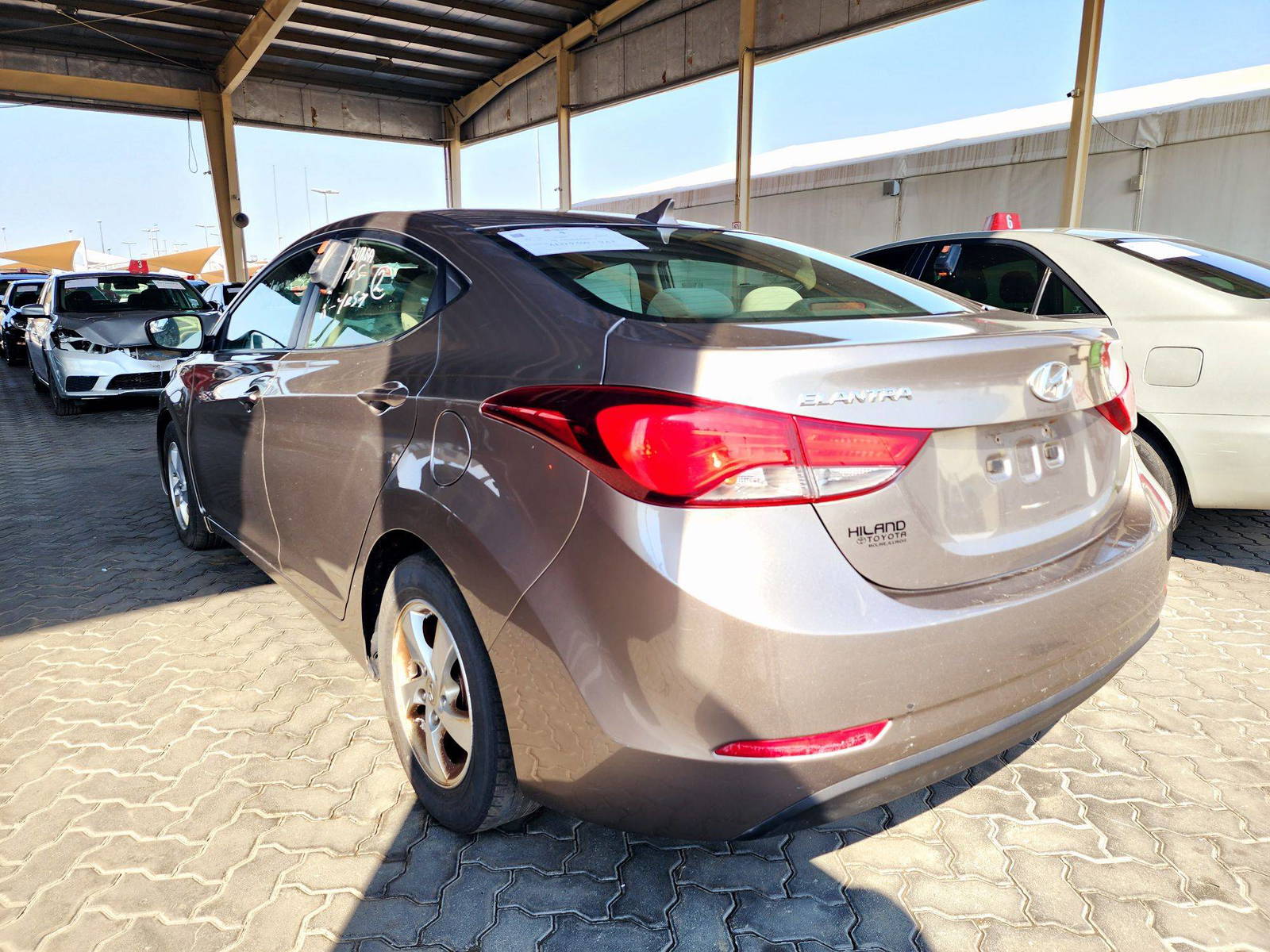 2014 HYUNDAI ELANTRA — 185925 Miles — Lot E4EH456119 — Souq - Marhaba Auctions Used Cars - Image 3
