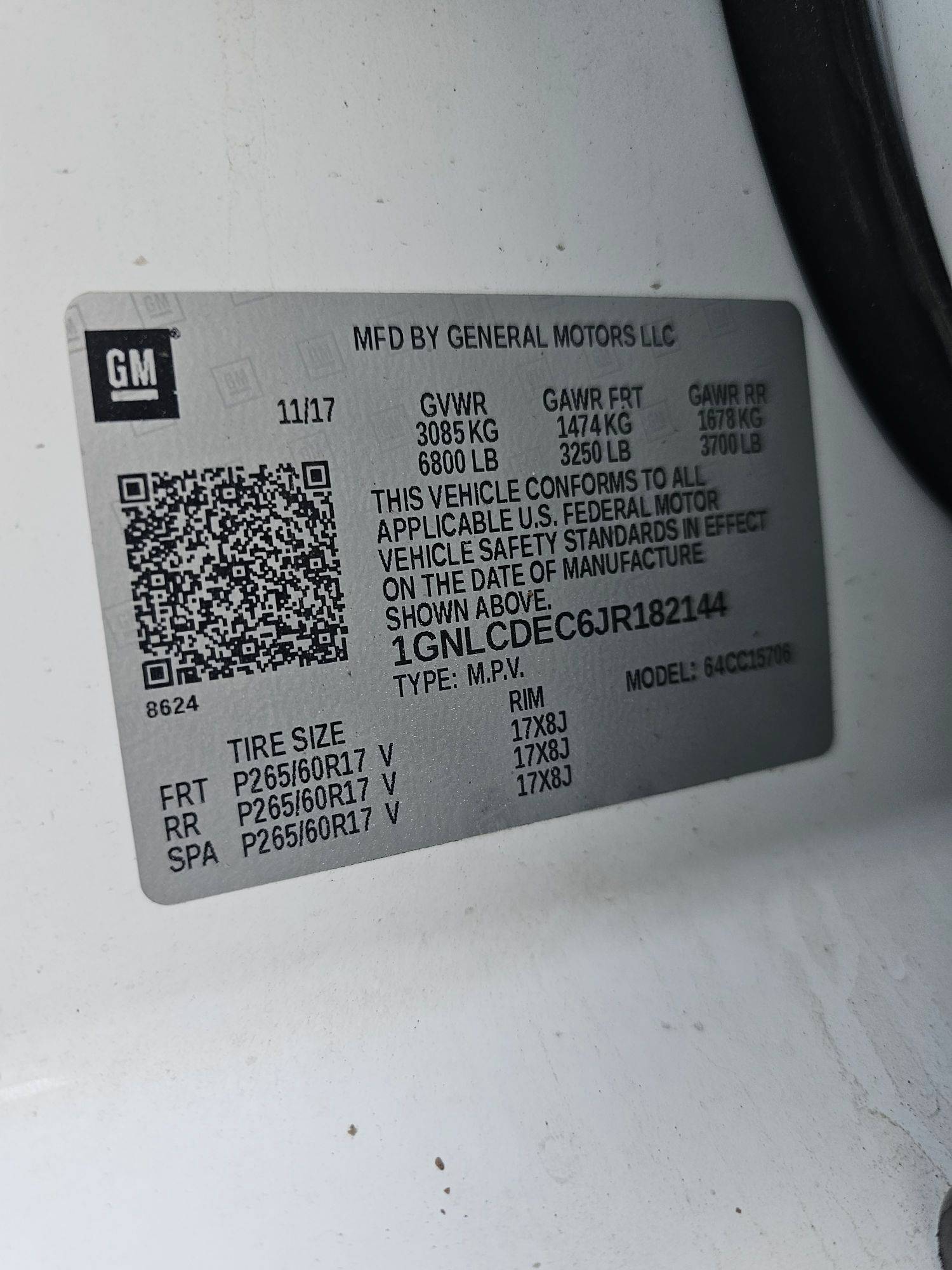 2018 CHEVROLET TAHOE — 182628 Miles — Lot EC6JR182144 — Souq - Marhaba Auctions Used Cars - Image 10