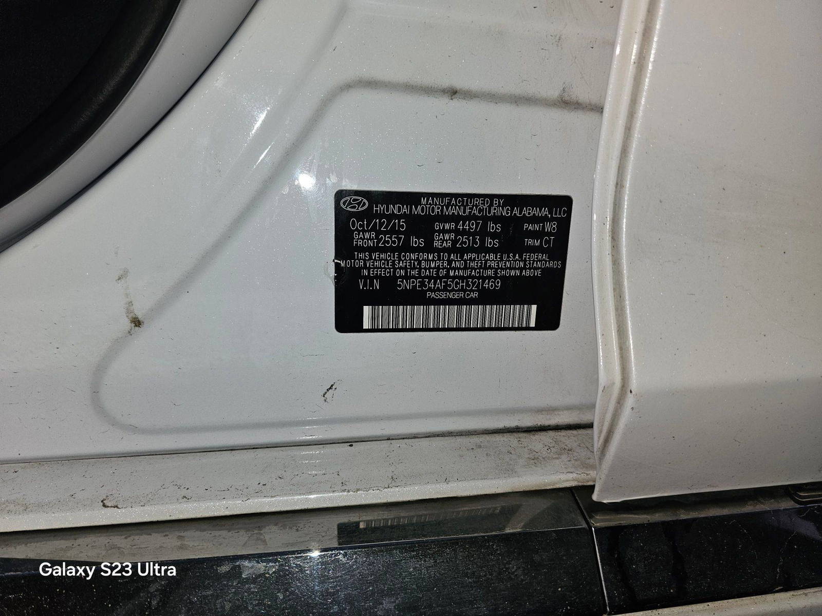 HYUNDAI SONATA SPORT 2016 - Marhaba Auction Used Cars - Image 12