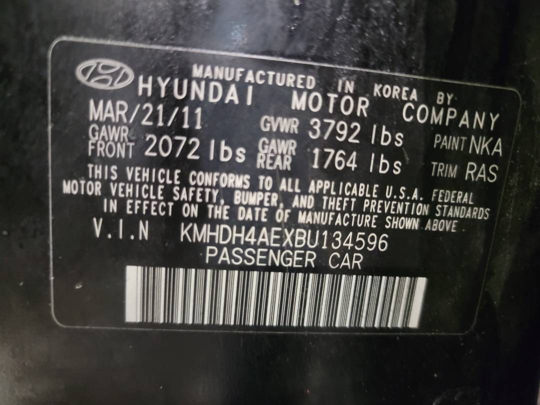 2011 HYUNDAI ELANTRA — 183602 Miles — Lot 38269624 — Souq - Marhaba Auctions Used Cars - Image 10