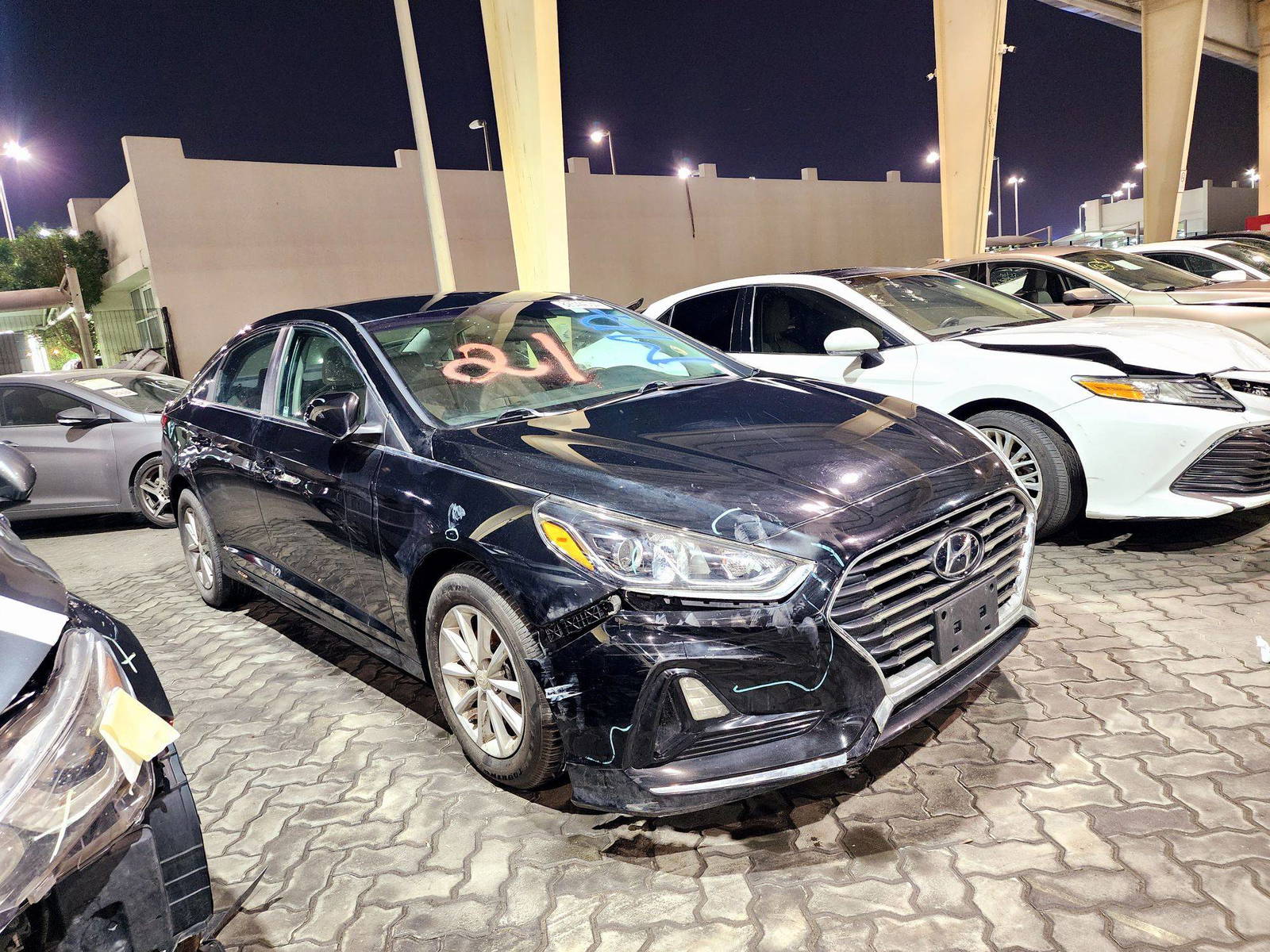 2018 HYUNDAI SONATA — 87150 Miles — Lot H600610 — Souq - Marhaba Auctions Used Cars - Image 3