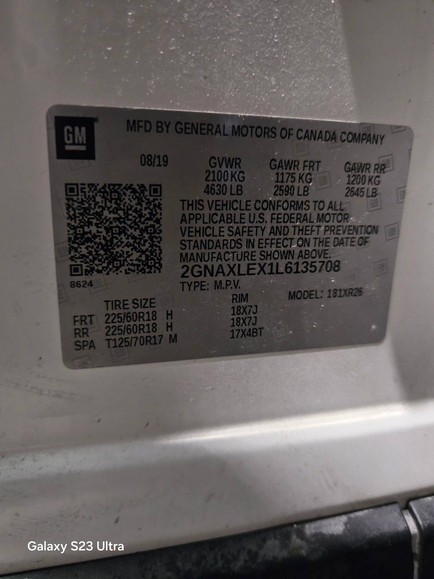 CHEVROLET EQUINOX 2020 - Marhaba Auction Used Cars - Image 9