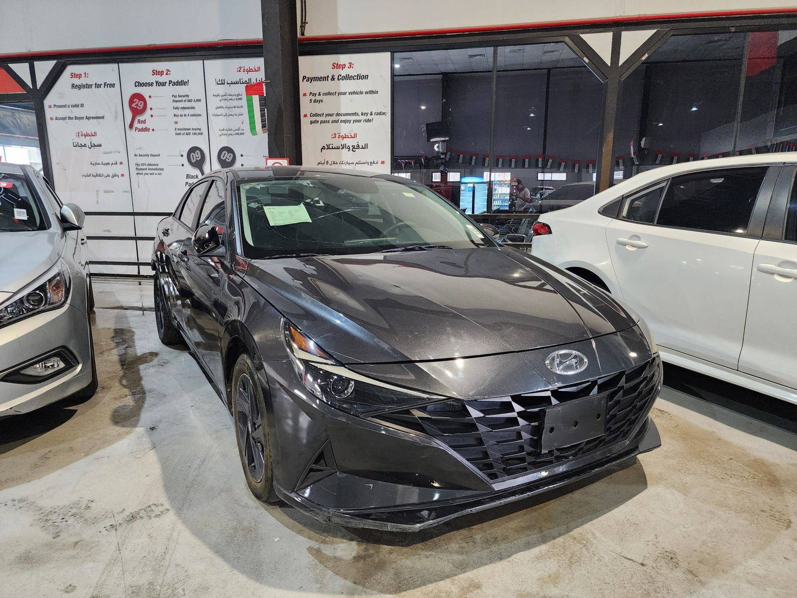 2022 HYUNDAI ELANTRA — 91809 Miles — Lot 6921946 — Main - Marhaba Auctions Used Cars - Image 3