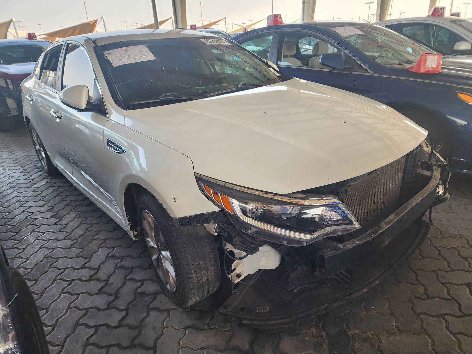 2017 KIA OPTIMA — 136238 Miles — Lot 48742124 — Souq - Marhaba Auctions Used Cars - Image 4