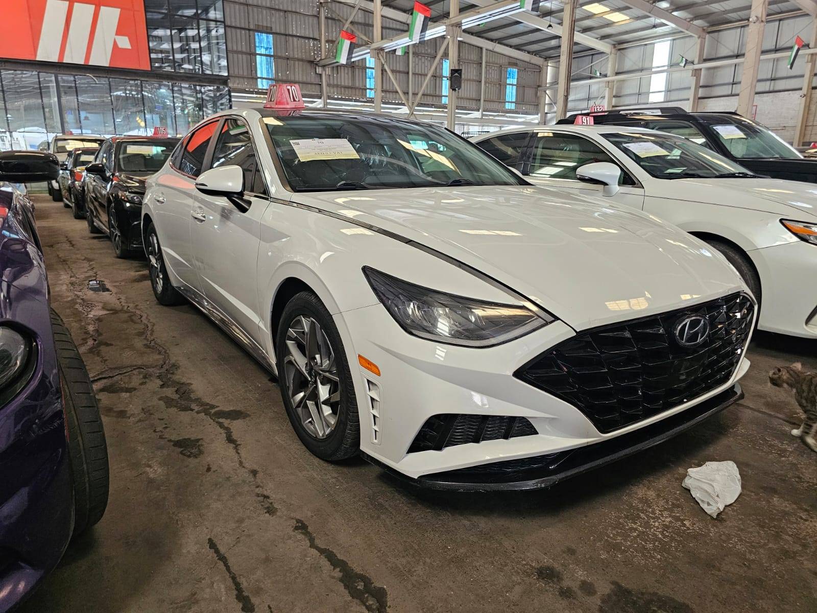 2020 HYUNDAI SONATA — sold — 87576 Miles — Lot H038532 — Main - Marhaba Auctions Used Cars - Image 2