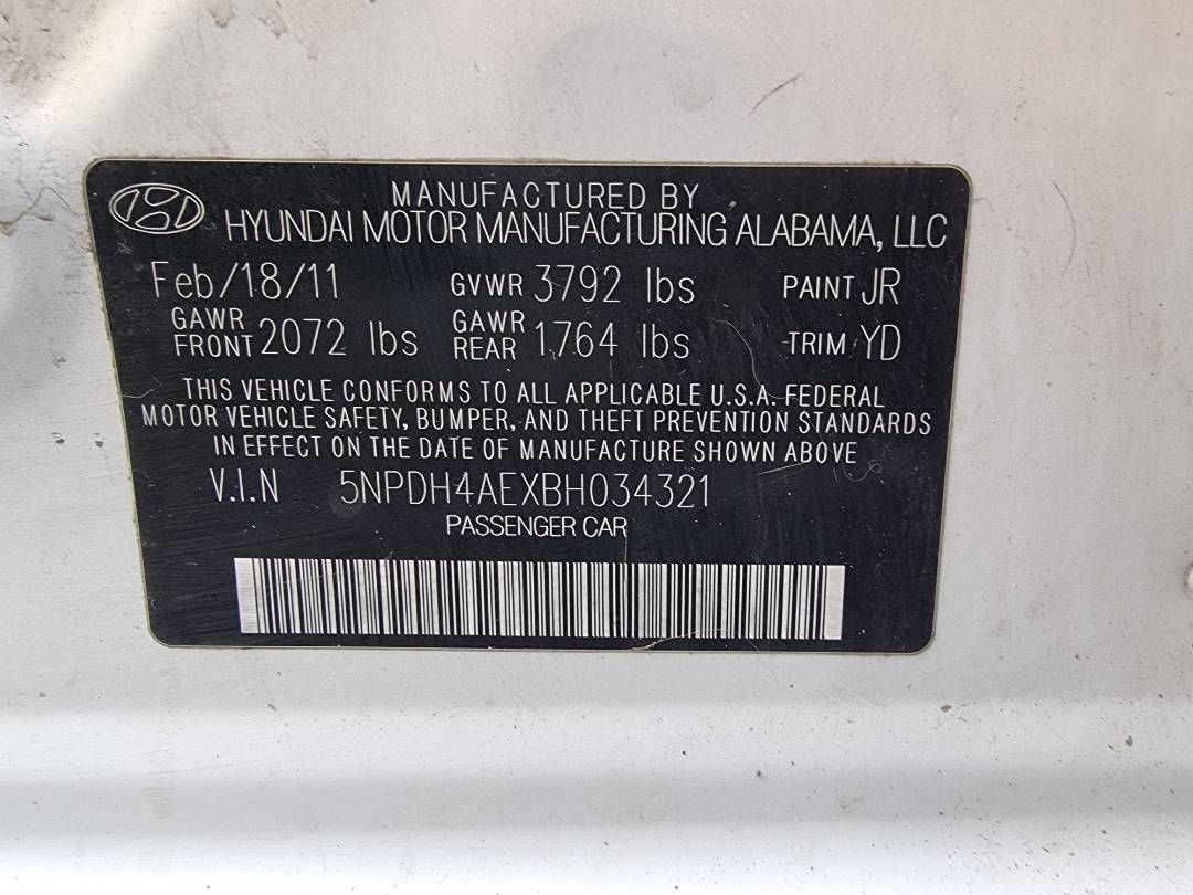 HYUNDAI ELANTRA 2011 - Marhaba Auction Used Cars - Image 7