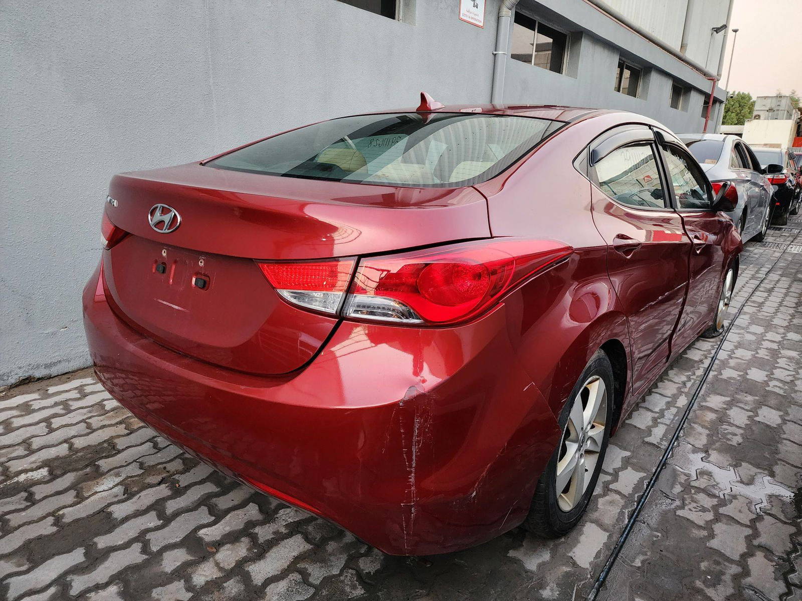 2012 HYUNDAI ELANTRA — 131561 Miles — Lot 465310 — Al Quoz - Marhaba Auctions Used Cars - Image 3