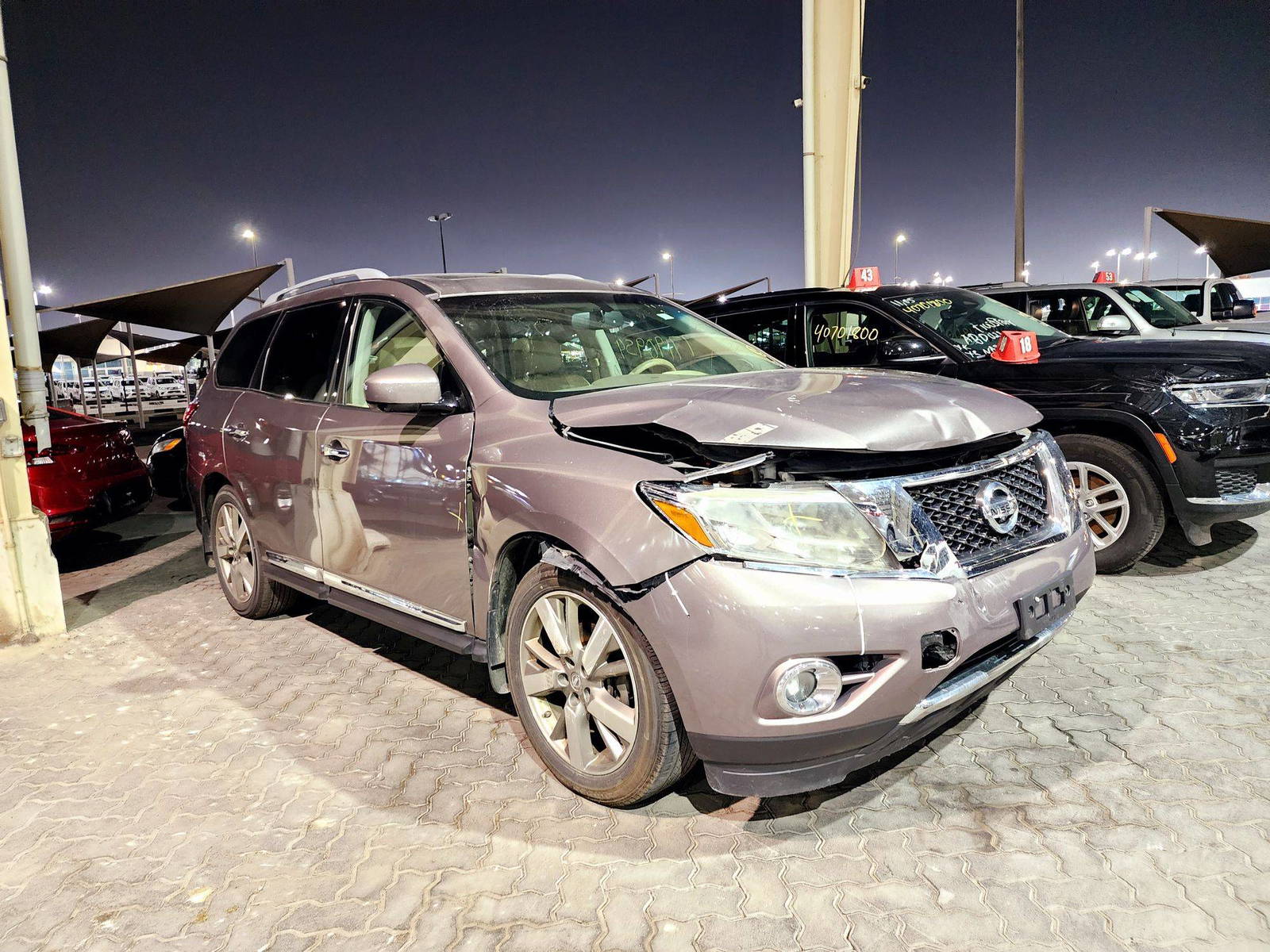 2014 NISSAN PATHFINDER — 234077 Miles — Lot C726684 — Souq - Marhaba Auctions Used Cars - Image 4