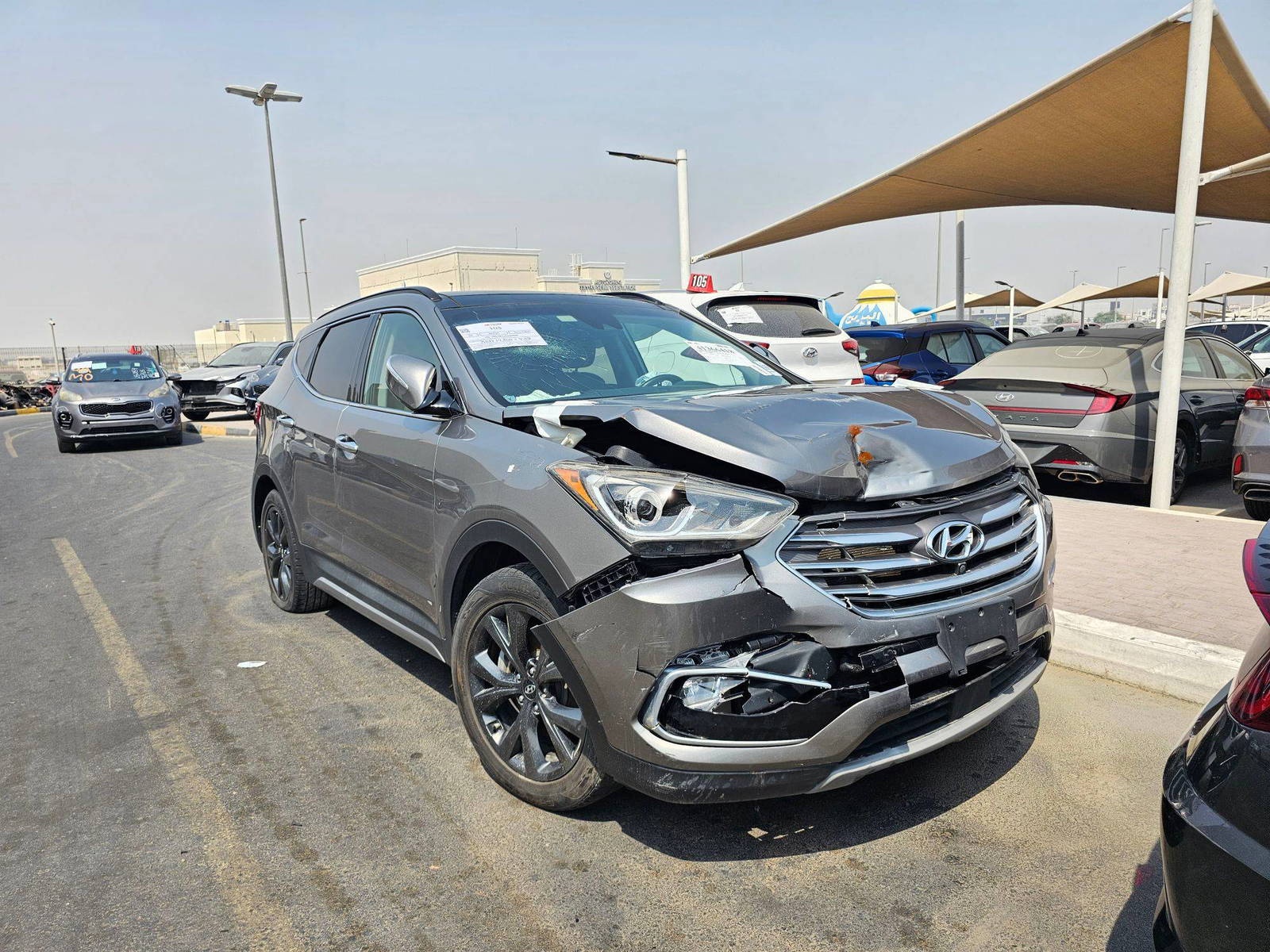 2018 HYUNDAI SANTA FE SPORT — 56090 Miles — Lot A5JG570508 — Ind. 12 - Marhaba Auctions Used Cars - Image 4